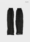 Tulum See-through Wave Leg Warmers