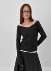 [MADE] Legacy Knit-like Deep V-neck Long Sleeve T-shirt