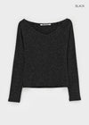 [MADE] Legacy Knit-like Deep V-neck Long Sleeve T-shirt