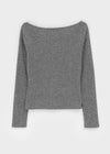 [MADE] Legacy Knit-like Deep V-neck Long Sleeve T-shirt