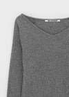 [MADE] Legacy Knit-like Deep V-neck Long Sleeve T-shirt