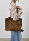 Rubberna SET - Suede Shoulder Bag Glasses Holder