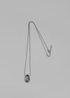 Regin Silver Bold Pendant Drop Necklace