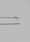 Regin Silver Bold Pendant Drop Necklace