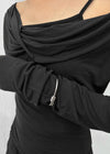 La Tene Silver Twist Open Bracelet