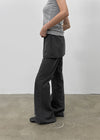 Warmin Stripe Bootcut Skirt Pants