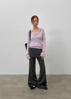 Warmin Stripe Bootcut Skirt Pants