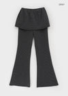 Warmin Stripe Bootcut Skirt Pants