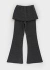 Warmin Stripe Bootcut Skirt Pants