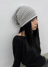 Romtoneton Big Color-Block Turban Beanie