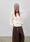 Cardin Hairy Crop Knit