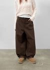 Aline Back Pocket Wide Balloon Pants