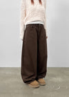 Aline Back Pocket Wide Balloon Pants