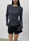 [MADE] Ronaj Knitlike Round Long Sleeve T-shirt