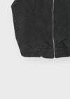Kuinet Washed Crop Zip-up Vest