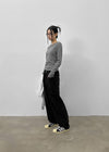 [MADE] Ronaj Knitlike Round Long Sleeve T-shirt
