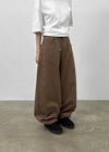 Aline Back Pocket Wide Balloon Pants