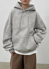 NumDun Oversized Embroidered Hoodie