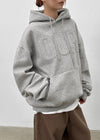 NumDun Oversized Embroidered Hoodie