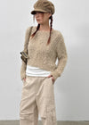 Cardin Hairy Crop Knit