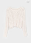 Cardin Hairy Crop Knit
