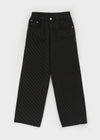 Clone Stripe Wide Cotton Pants