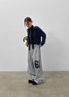 Poeli Number Wide Banding Pants