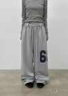 Poeli Number Wide Banding Pants