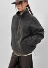 Warmdienne High-neck Suede Jumper