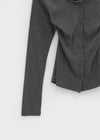Bedding Layered Striped Halter Cardigan