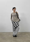 One-to-Rivet Wide Two-way Banding Pants