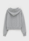 Rompino Semi-crop Hooded Zip-up