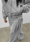 Ricketto Set - Layered Wrap Skirt, Wide Banding Pants