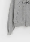 Rotaf Two-way Lettering Hooded Zip-up