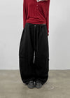 Velat Wide Two-way Banding Cargo Pants