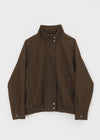 [MADE] Cranes Suede Blouson Jumper