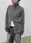 [MADE] Rieto High Neck Wool Knit Cardigan