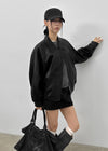 Mimel Loose-fit Leather Jumper