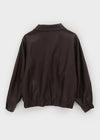 Mimel Loose-fit Leather Jumper
