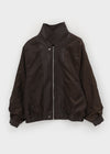 Mimel Loose-fit Leather Jumper