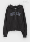 Bendit Loose-fit Printed Hooded Zip-up