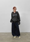 Bendit Loose-fit Printed Hooded Zip-up