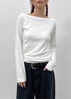 Kiryan Boat Neck Long Sleeve T-shirt