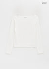 Kiryan Boat Neck Long Sleeve T-shirt