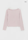 Kiryan Boat Neck Long Sleeve T-shirt