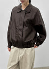 Mimel Loose-fit Leather Jumper