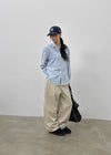 (UNISEX) Ralt Carpenter Wide Cotton Pants