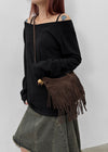 Riena Fringe Suede Mini Bag