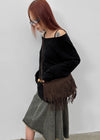 Riena Fringe Suede Mini Bag