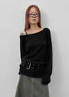 [MADE] Pomelo Knit Raglan Long Sleeve T-shirt